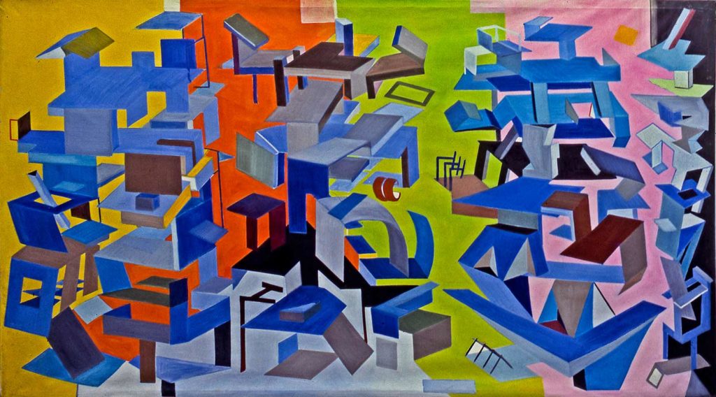 Untitled (Anthe#154)
Late 1980s
Oil on linen
96"h x 144"w