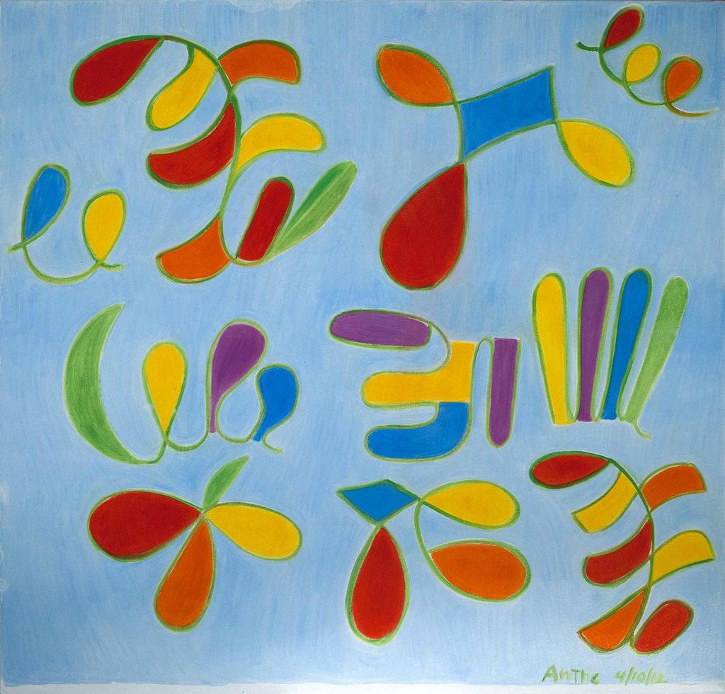 Untitled (Anthe#76)
2012
Oil on linen
50"h x 52"w
