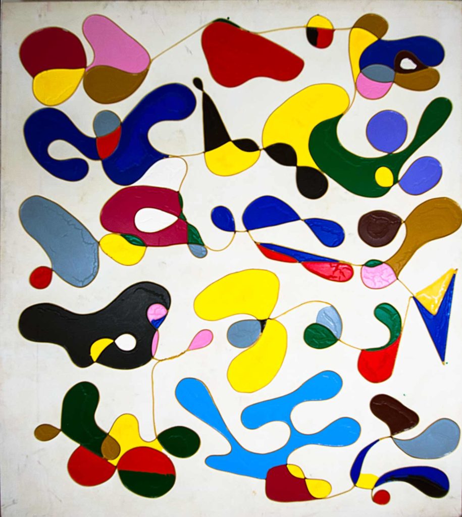 Untitled (Anthe#210)
c1974
Acrylic on cotton, tubing
96"h x 84"w
